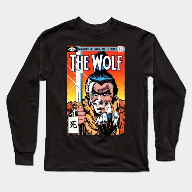 The Wolf Long Sleeve T-Shirt by demonigote